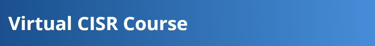 CISR Other Personal Lines Solutions - December Virtual Webinar