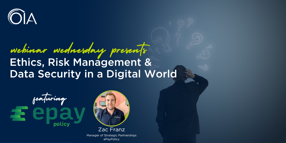 Ethics, Risk Management, and Data Security in a Digital World